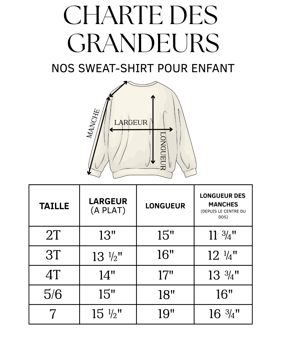 Sweat-shirt " MATCHING" pour enfant crewneck pour jeune enfants ( spécial fête des mères )