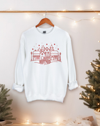 Crewneck village sous la neige Collection Noël 2025