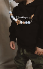 Attache suce personnalisée nom gravé ( thème étoile )