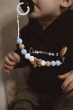 Attache suce personnalisée nom gravé ( thème étoile )