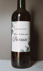 Étiquette personnalisée collant personnalisée – Annonce marraine, parrain ou grossesse, annonce grands-parents