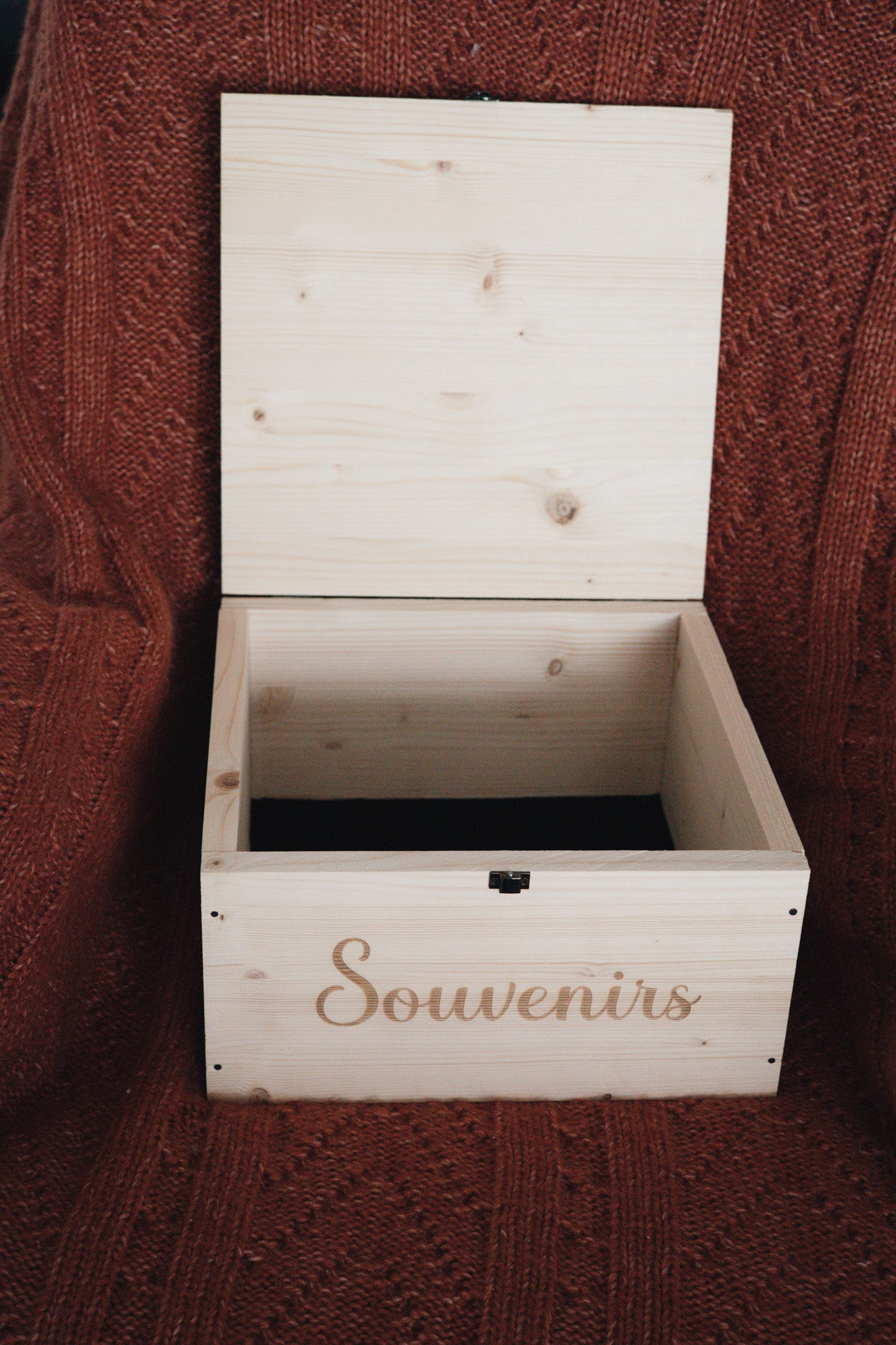 Boite à souvenirs personnalisé en bois