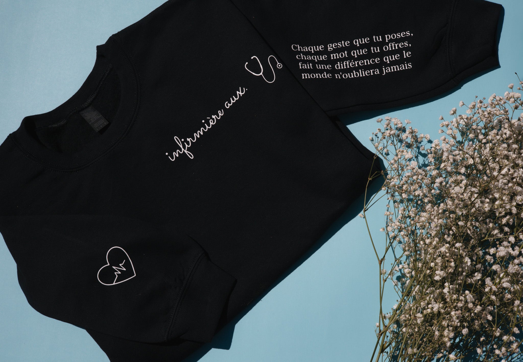 Crewneck professionnel de la santé – Édition hommage aux professionnel (les) de la santé