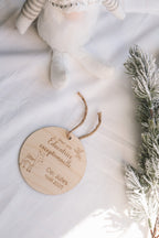 Cadeau éducatrice/enseignante exceptionnelle ornement de Noël 2025 personnalisé