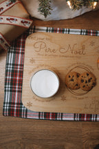 Planche pour le Père Noël gravé personnalisée Souvenirs Noël 2025