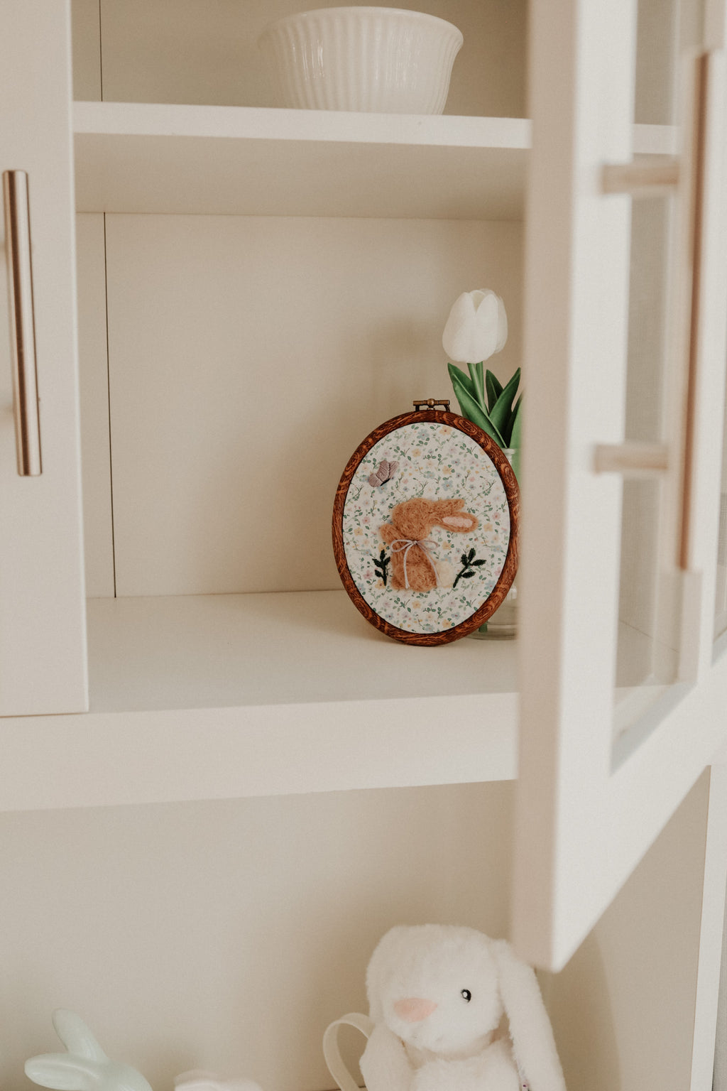 Broderie Lapin thématiques pâques