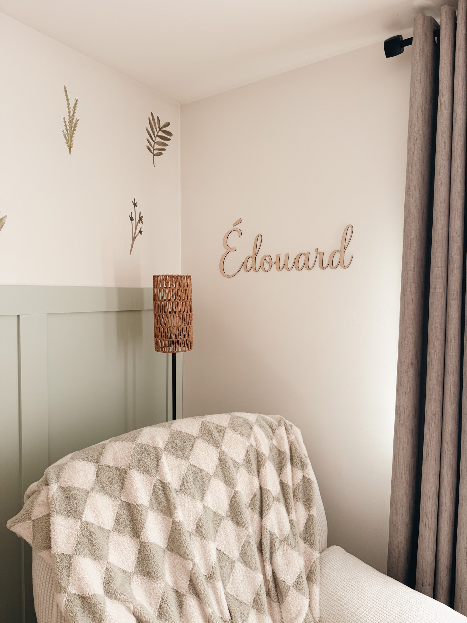 Prénom en bois, décoration mural en bois