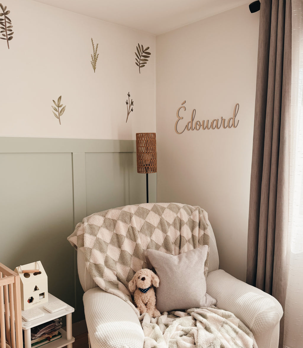 Prénom en bois, décoration mural en bois