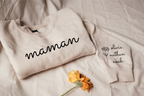 Sweatershirt , Coton ouaté , maman , spécial fête des mères