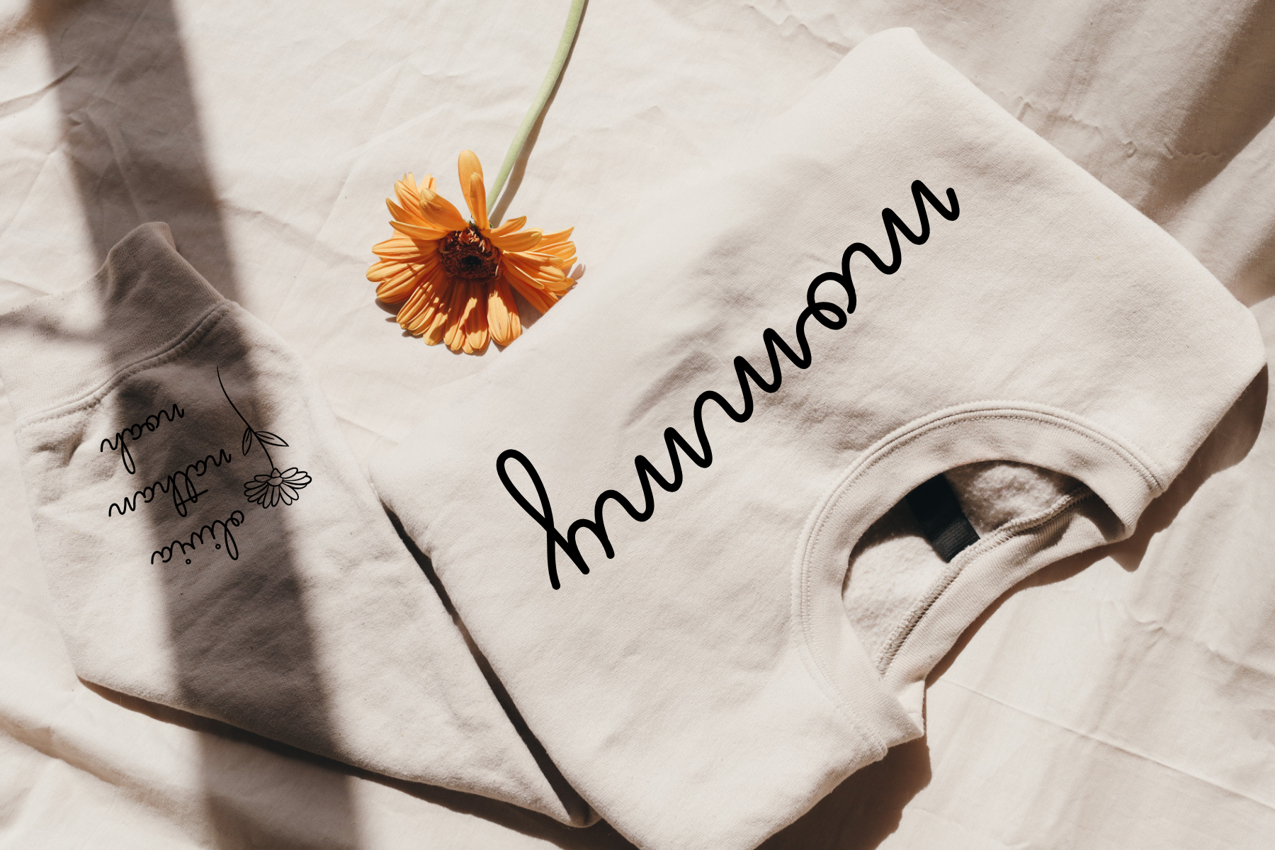 Sweatershirt , Coton ouaté , maman , spécial fête des mères